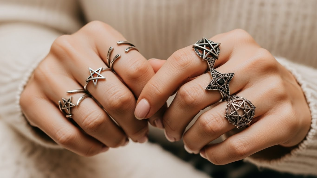 Popular Styles of Pentagram Rings