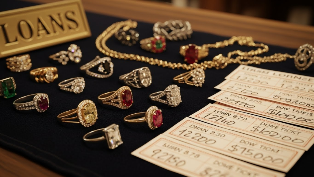 pawned jewelry items