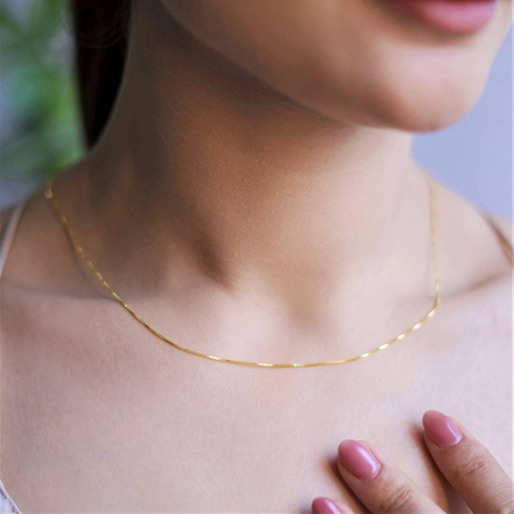 sleek gold chains(necklace)